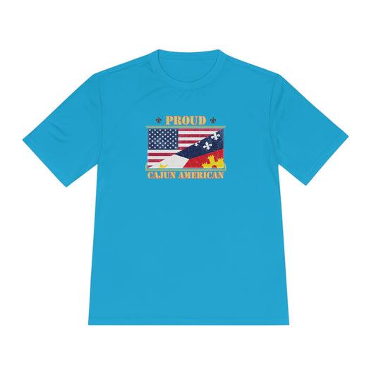 Cajun-American Proud Dry Fit T-Shirt