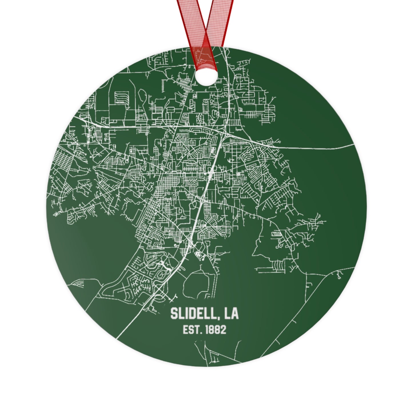 Slidell Louisiana Christmas Ornament