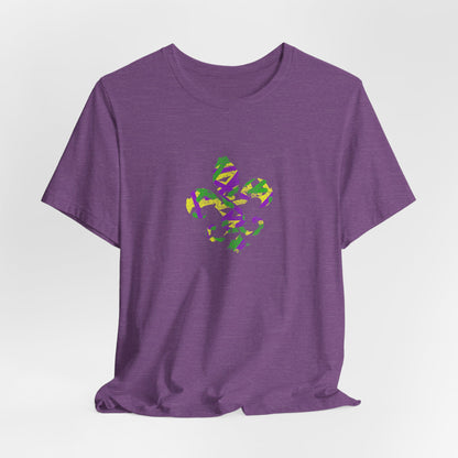 Mardi Gras Fleur-de-lis Cajun T-Shirt