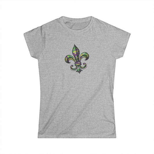 Women's Mardi Gras Fleur-de-Lis Cajun T-Shirt