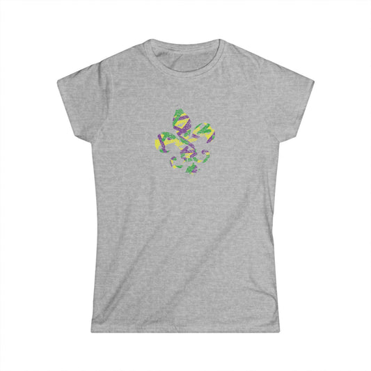 Women's Mardi Gras Fleur-de-Lis Cajun T-Shirt