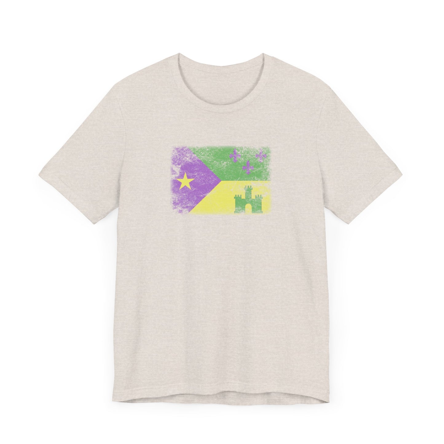 Mardi Gras Cajun Flag T-Shirt