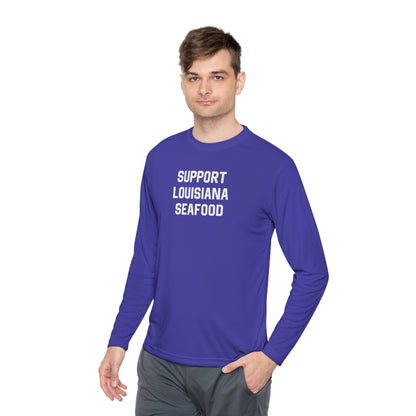 Support Louisiana Seafood Cajun Long Sleeve T-Shirt