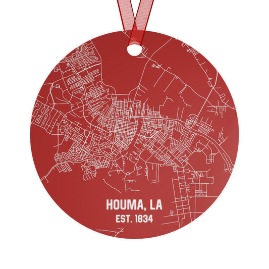 Houma Louisiana Christmas Ornament