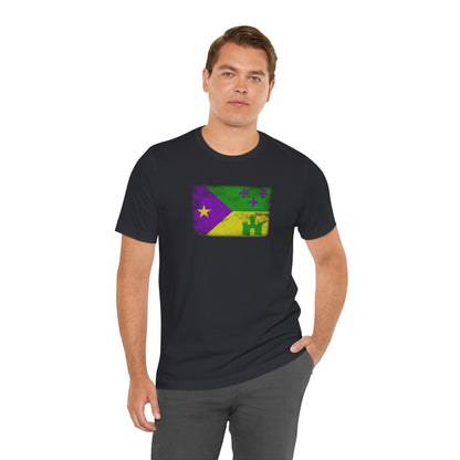 Mardi Gras Cajun Flag T-Shirt