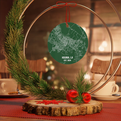 Houma Louisiana Christmas Ornament