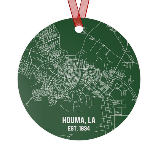 Houma Louisiana Christmas Ornament