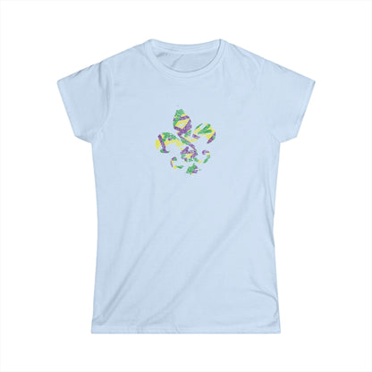 Women's Mardi Gras Fleur-de-Lis Cajun T-Shirt