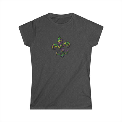 Women's Mardi Gras Fleur-de-Lis Cajun T-Shirt