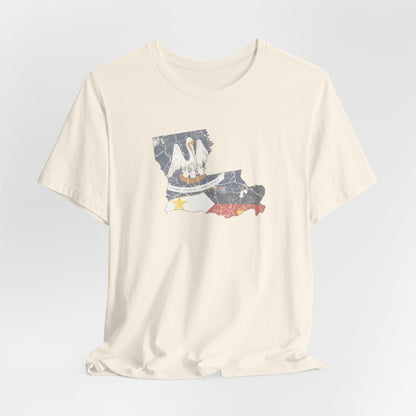 South of Interstate 10 Map Cajun Shirt