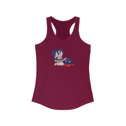 Women's South of Interstate 10 Map Cajun Tank Top