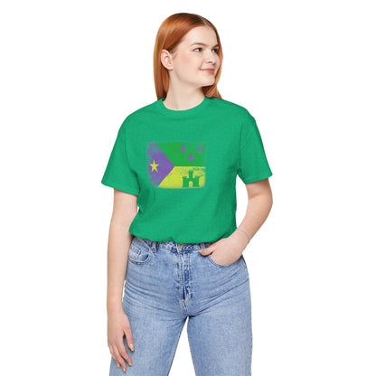 Mardi Gras Cajun Flag T-Shirt