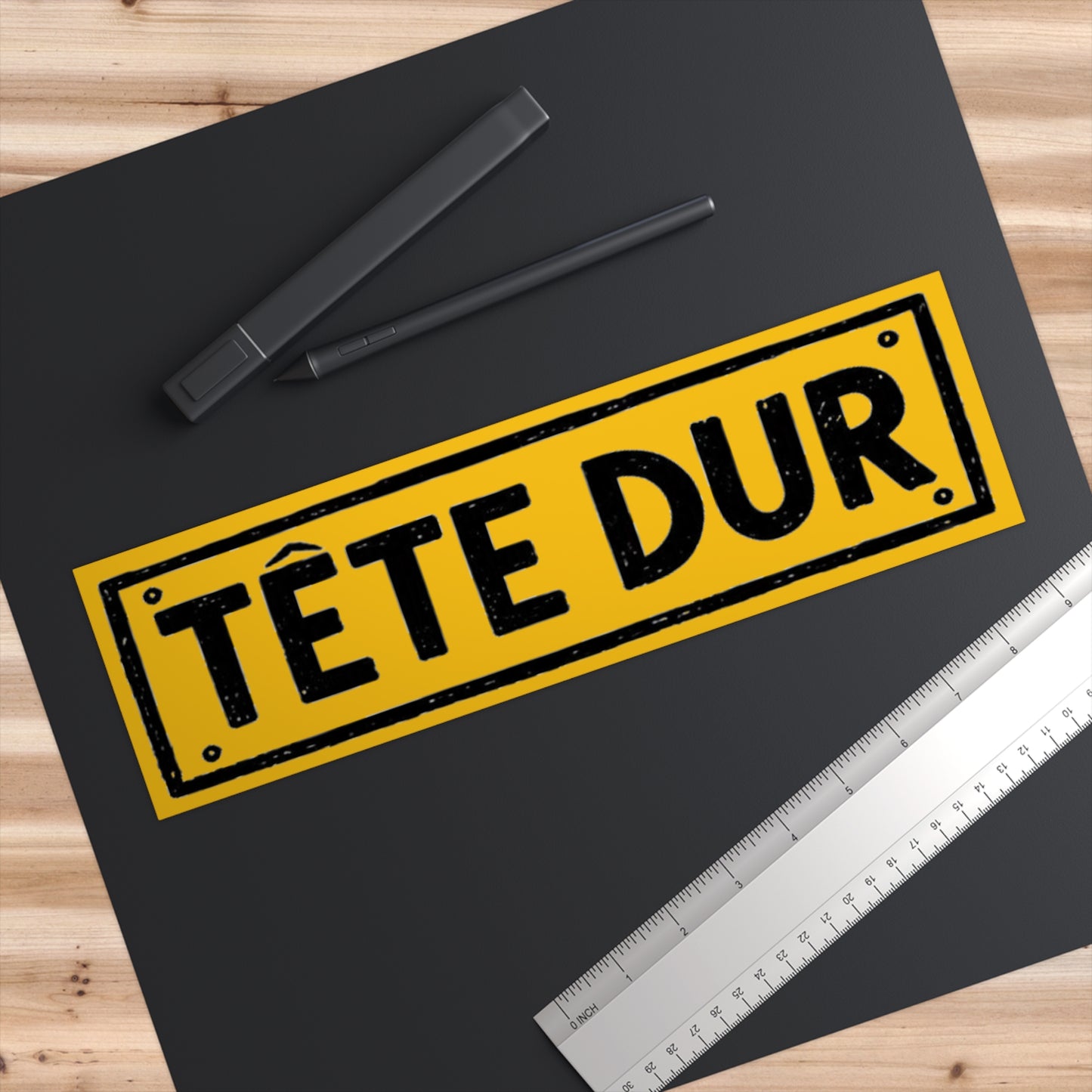 Tête Dur Cajun Bumper Sticker