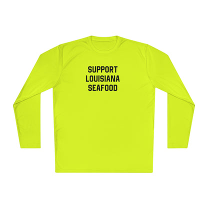 Support Louisiana Seafood Cajun Long Sleeve T-Shirt