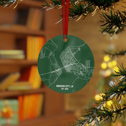 Morgan City Louisiana Christmas Ornament