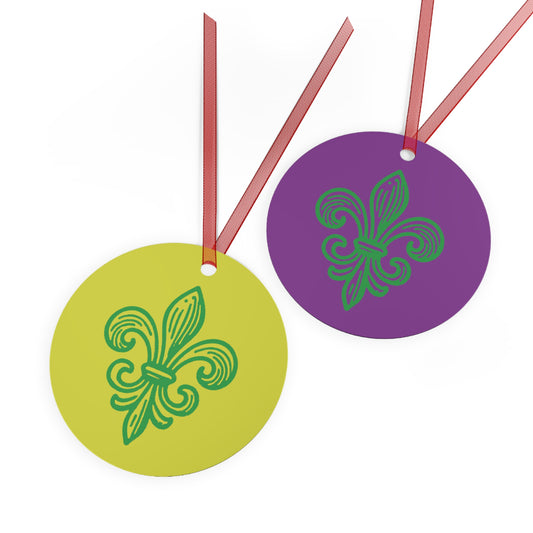 Mardi Gras Fleur-de-lis Ornament