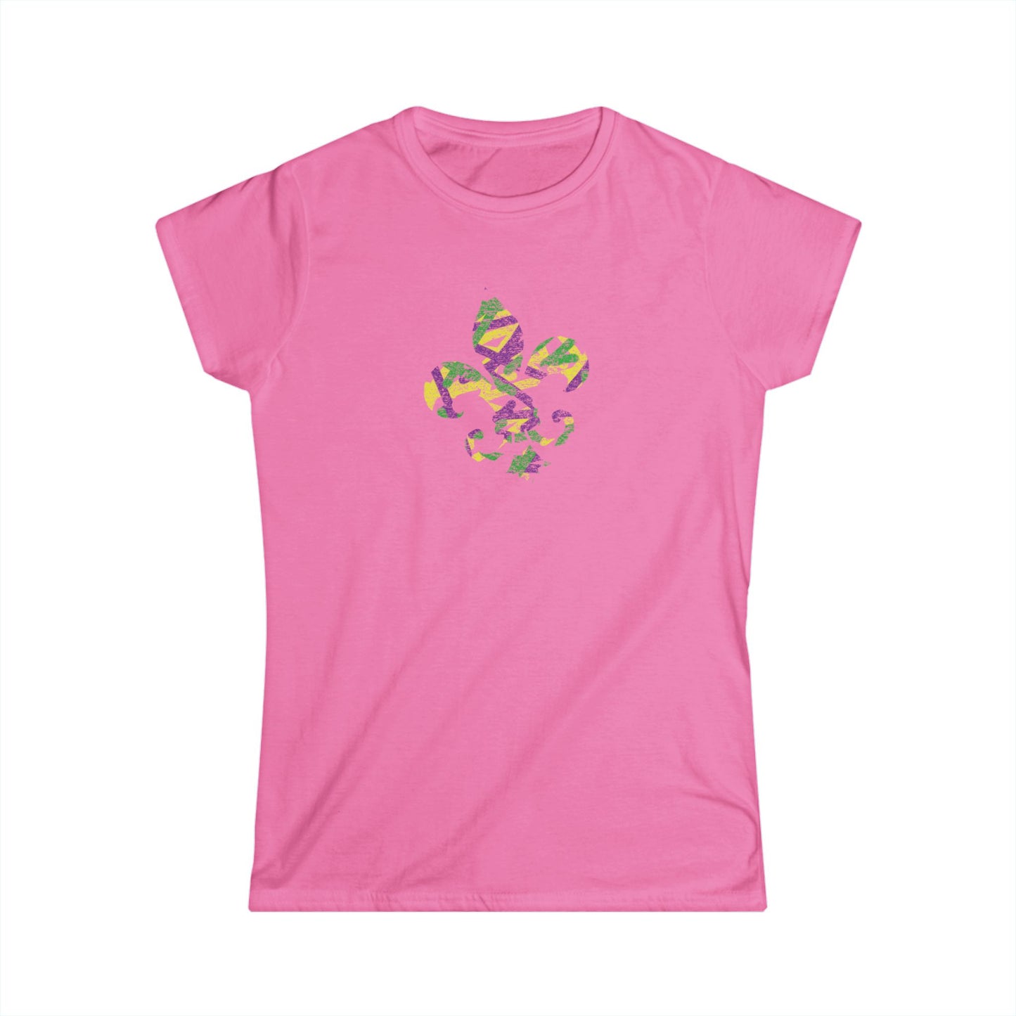 Women's Mardi Gras Fleur-de-Lis Cajun T-Shirt