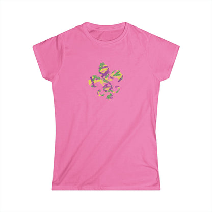 Women's Mardi Gras Fleur-de-Lis Cajun T-Shirt