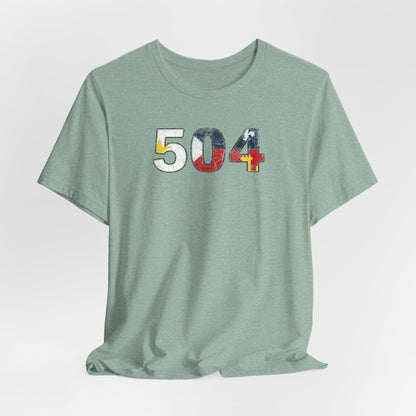 south-of-interstate-10-cajun-store-cajun-flag-504-area-code-t-shirt