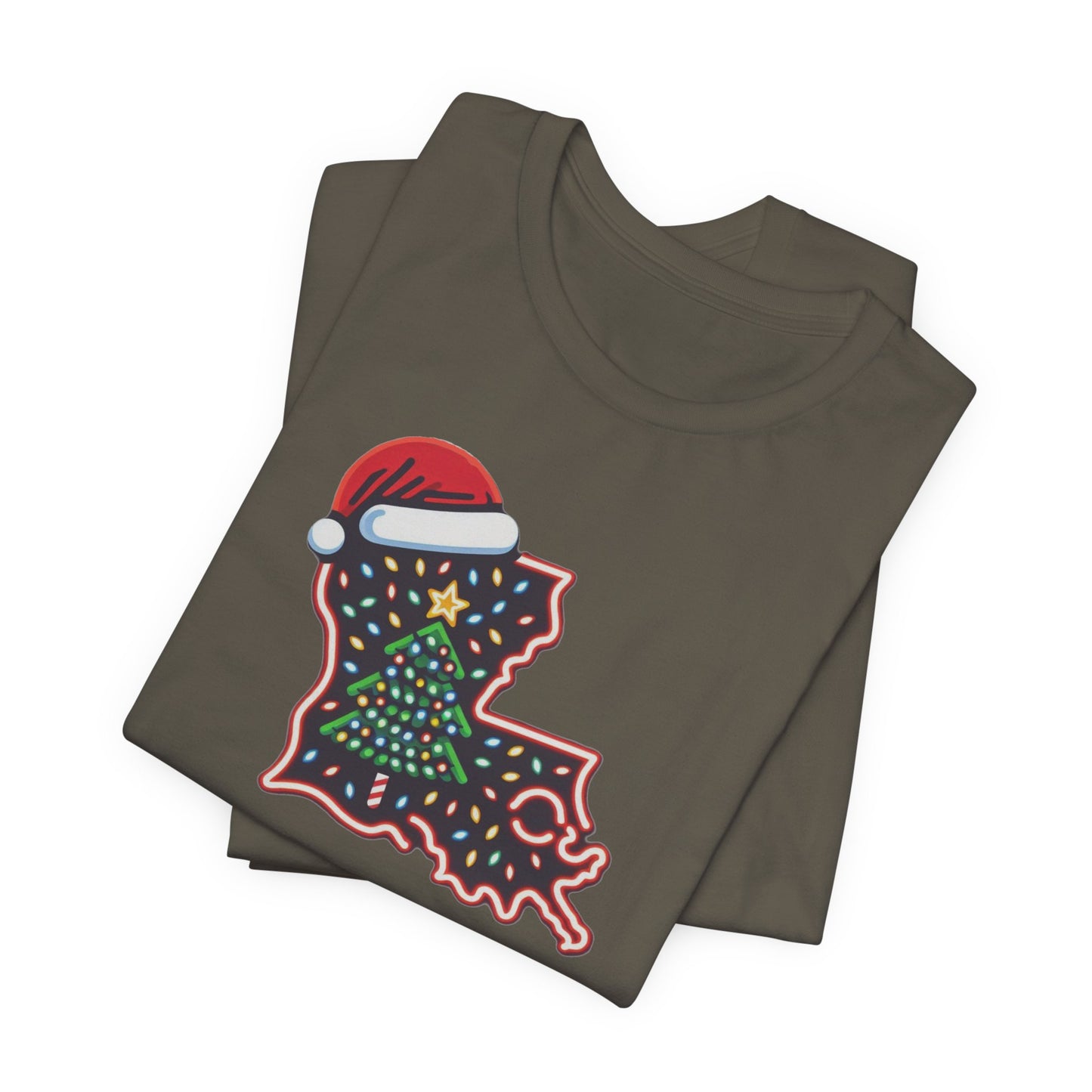 Louisiana Christmas Cajun T-Shirt