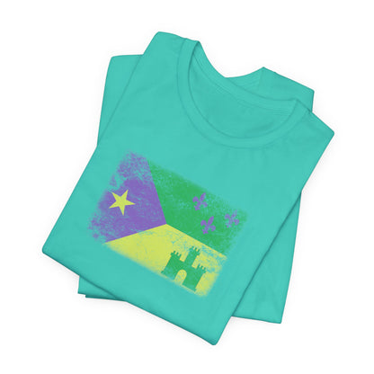 Mardi Gras Cajun Flag T-Shirt