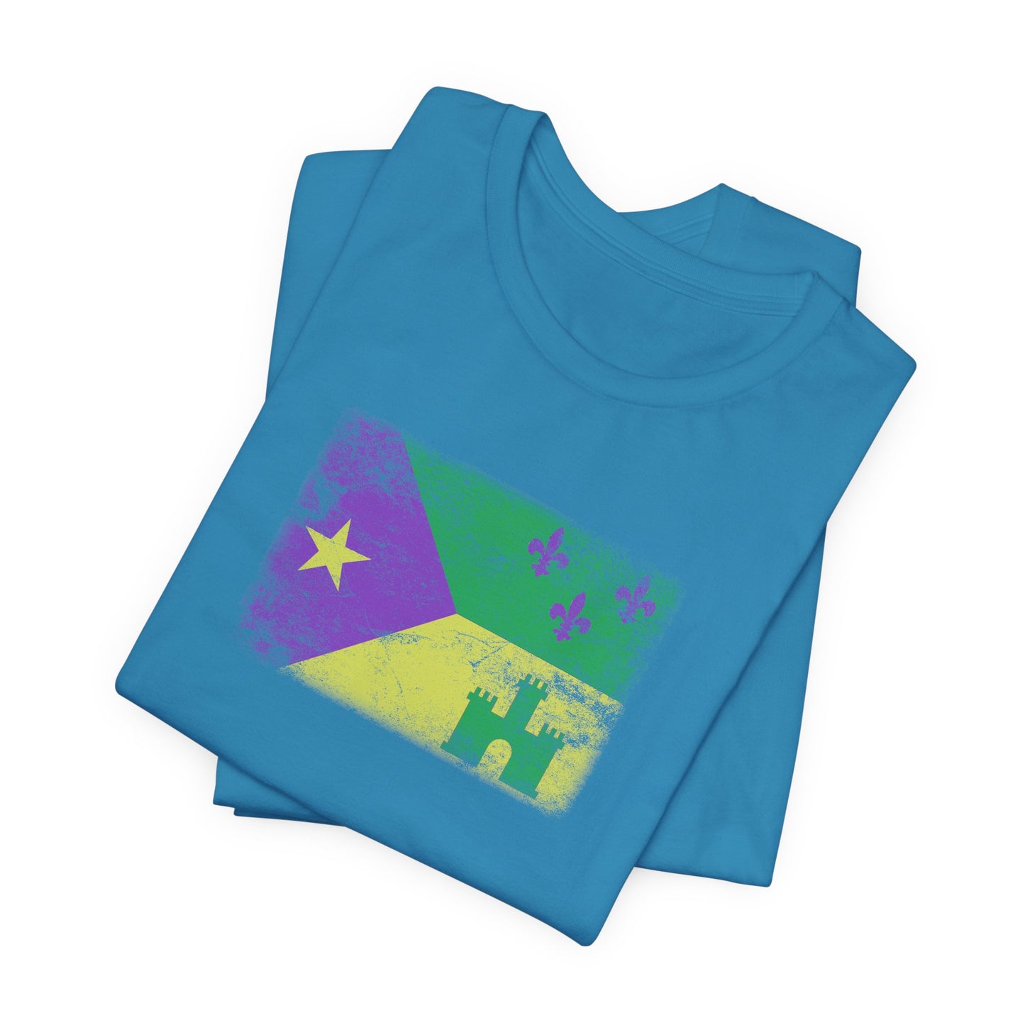 Mardi Gras Cajun Flag T-Shirt