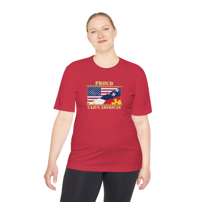 Cajun-American Proud Dry Fit T-Shirt