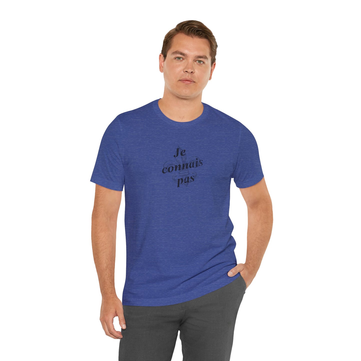 Je connais pas (I don't know) Cajun French T-Shirt