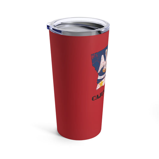 Cajun Country South of I-10 Tumbler (Red, 20oz)