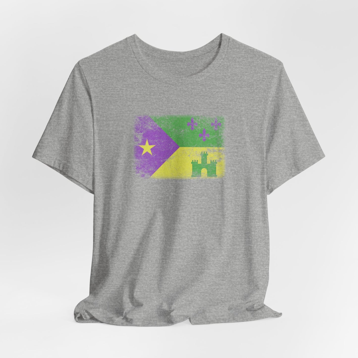 Mardi Gras Cajun Flag T-Shirt