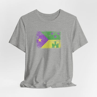 Mardi Gras Cajun Flag T-Shirt