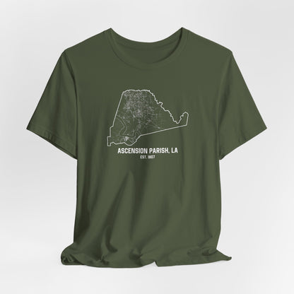 Ascension Parish Cajun T-Shirt - South of Interstate 10 - #Cajun Store# - #Cajun Clothing# - #Cajun Shirts#