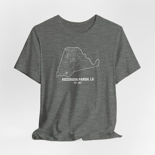 Ascension Parish Cajun T-Shirt - South of Interstate 10 - #Cajun Store# - #Cajun Clothing# - #Cajun Shirts#