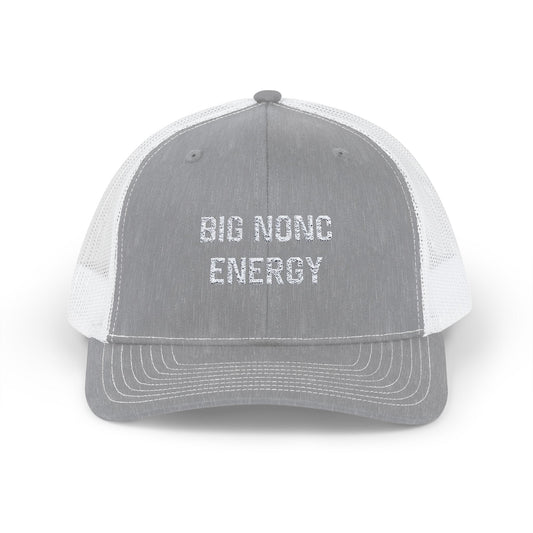 Big Nonc Energy Cajun Trucker Hat - South of Interstate 10 - #Cajun Store# - #Cajun Clothing# - #Cajun Shirts#