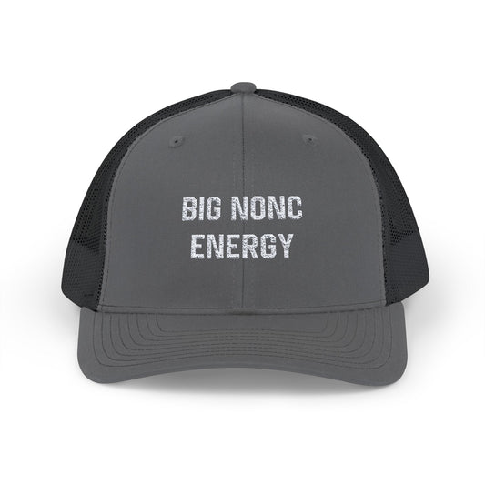 Big Nonc Energy Cajun Trucker Hat - South of Interstate 10 - #Cajun Store# - #Cajun Clothing# - #Cajun Shirts#