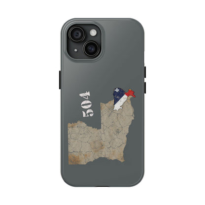 Cajun Area Code 504, Cajun Phone Case - South of Interstate 10 - #Cajun Store# - #Cajun Clothing# - #Cajun Shirts#