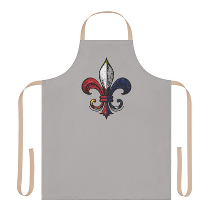 Cajun Fleur-de-lis Apron, Cajun Apron - South of Interstate 10 - #Cajun Store# - #Cajun Clothing# - #Cajun Shirts#