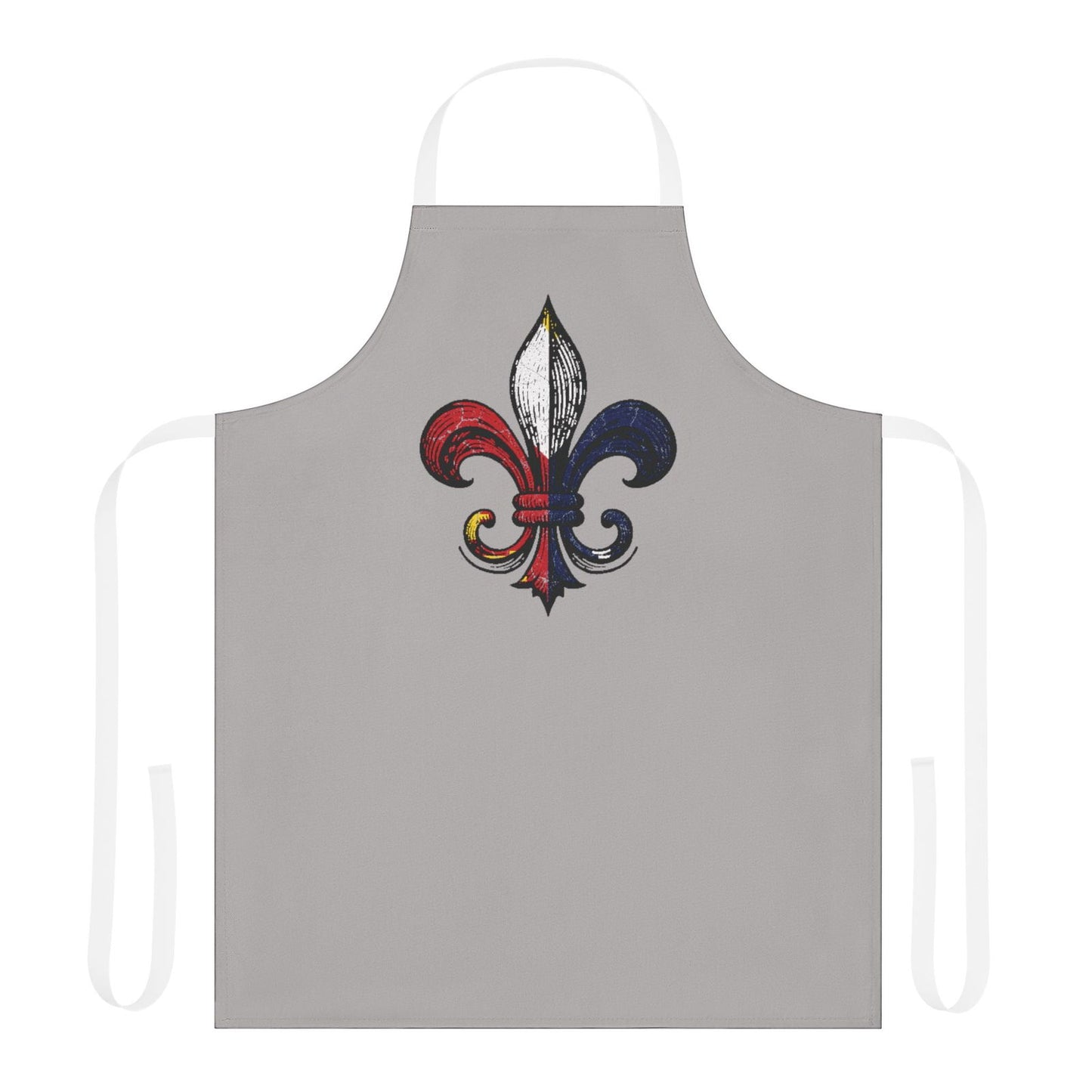 Cajun Fleur-de-lis Apron, Cajun Apron - South of Interstate 10 - #Cajun Store# - #Cajun Clothing# - #Cajun Shirts#