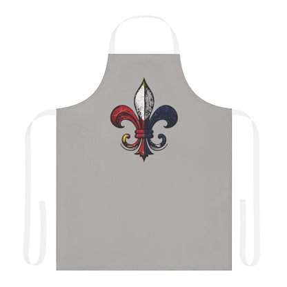 Cajun Fleur-de-lis Apron, Cajun Apron - South of Interstate 10 - #Cajun Store# - #Cajun Clothing# - #Cajun Shirts#