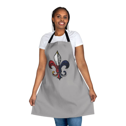 Cajun Fleur-de-lis Apron, Cajun Apron - South of Interstate 10 - #Cajun Store# - #Cajun Clothing# - #Cajun Shirts#