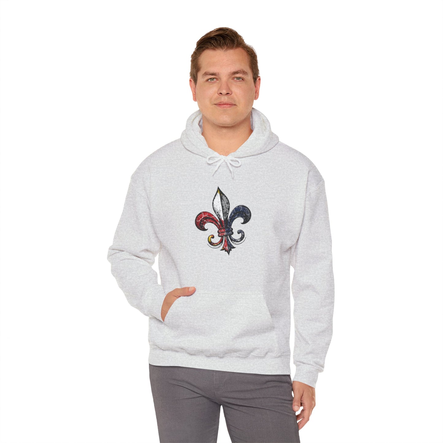 Cajun Fleur-de-lis Hoodie, Cajun Hoodie