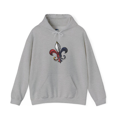 Cajun Fleur-de-lis Hoodie, Cajun Hoodie