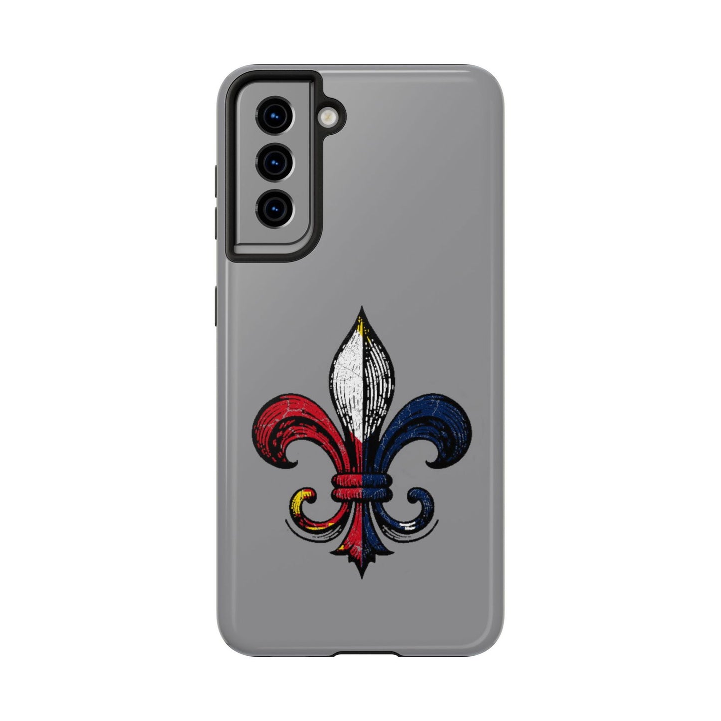 Cajun Fleur-de-lis Phone Case, Cajun Phone Case - South of Interstate 10 - #Cajun Store# - #Cajun Clothing# - #Cajun Shirts#