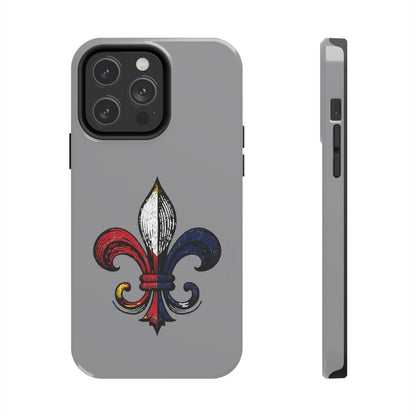 Cajun Fleur-de-lis Phone Case, Cajun Phone Case - South of Interstate 10 - #Cajun Store# - #Cajun Clothing# - #Cajun Shirts#