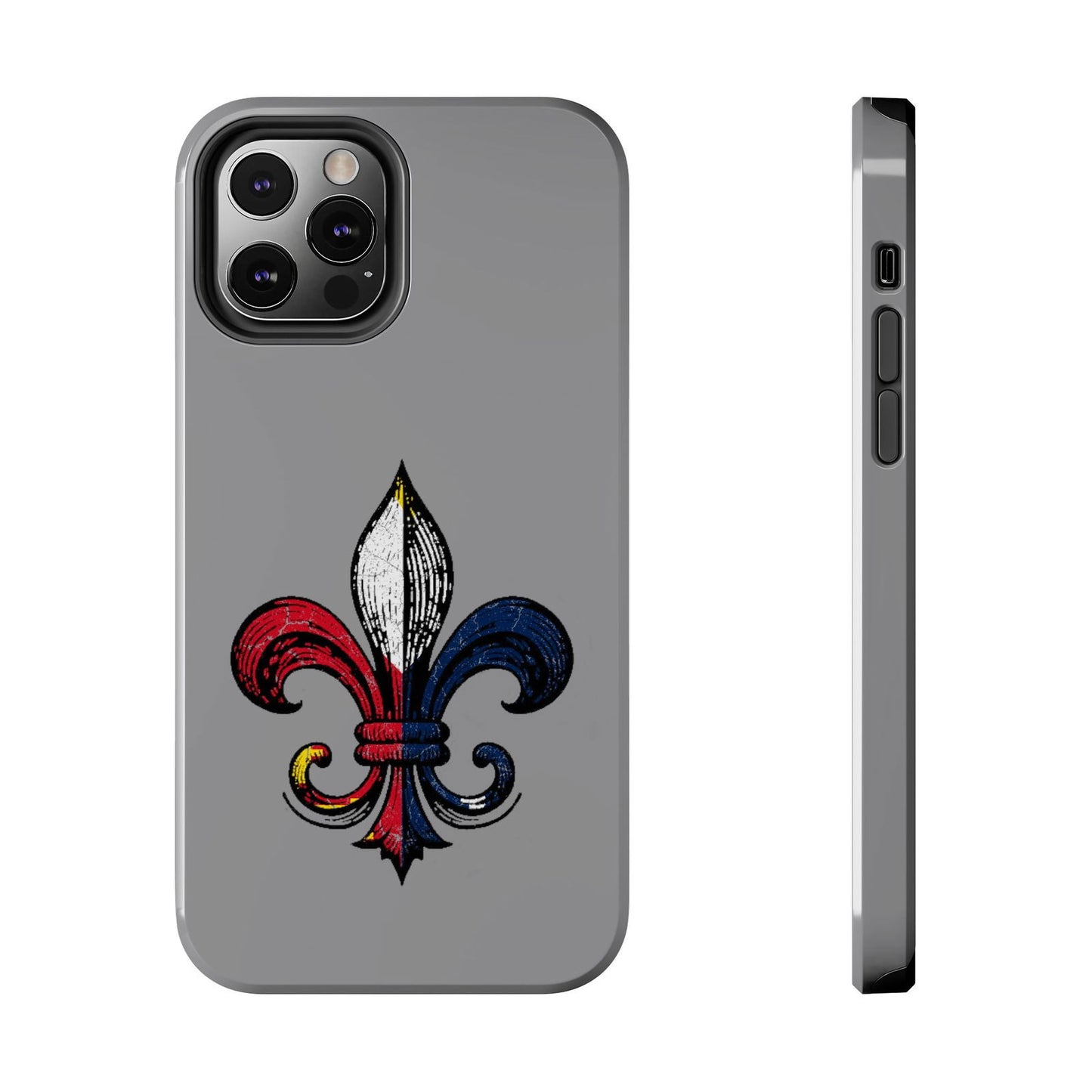 Cajun Fleur-de-lis Phone Case, Cajun Phone Case - South of Interstate 10 - #Cajun Store# - #Cajun Clothing# - #Cajun Shirts#