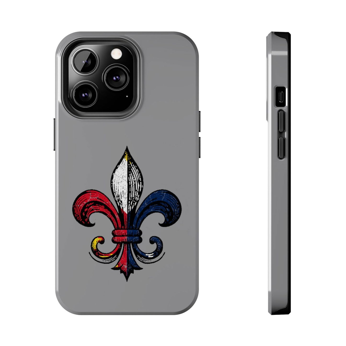 Cajun Fleur-de-lis Phone Case, Cajun Phone Case - South of Interstate 10 - #Cajun Store# - #Cajun Clothing# - #Cajun Shirts#