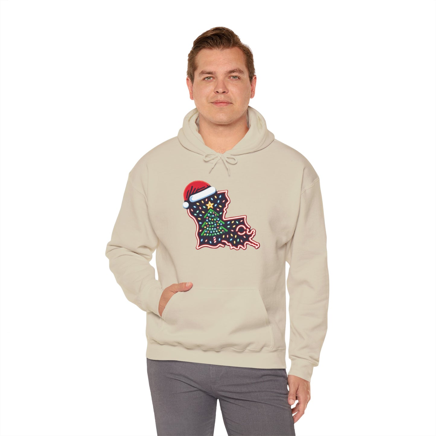 Louisiana Christmas Hoodie, Cajun Christmas Hoodie