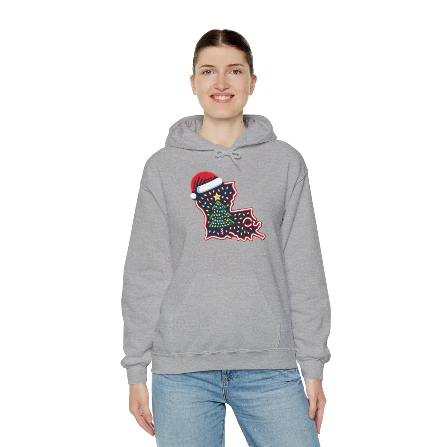 Louisiana Christmas Hoodie, Cajun Christmas Hoodie