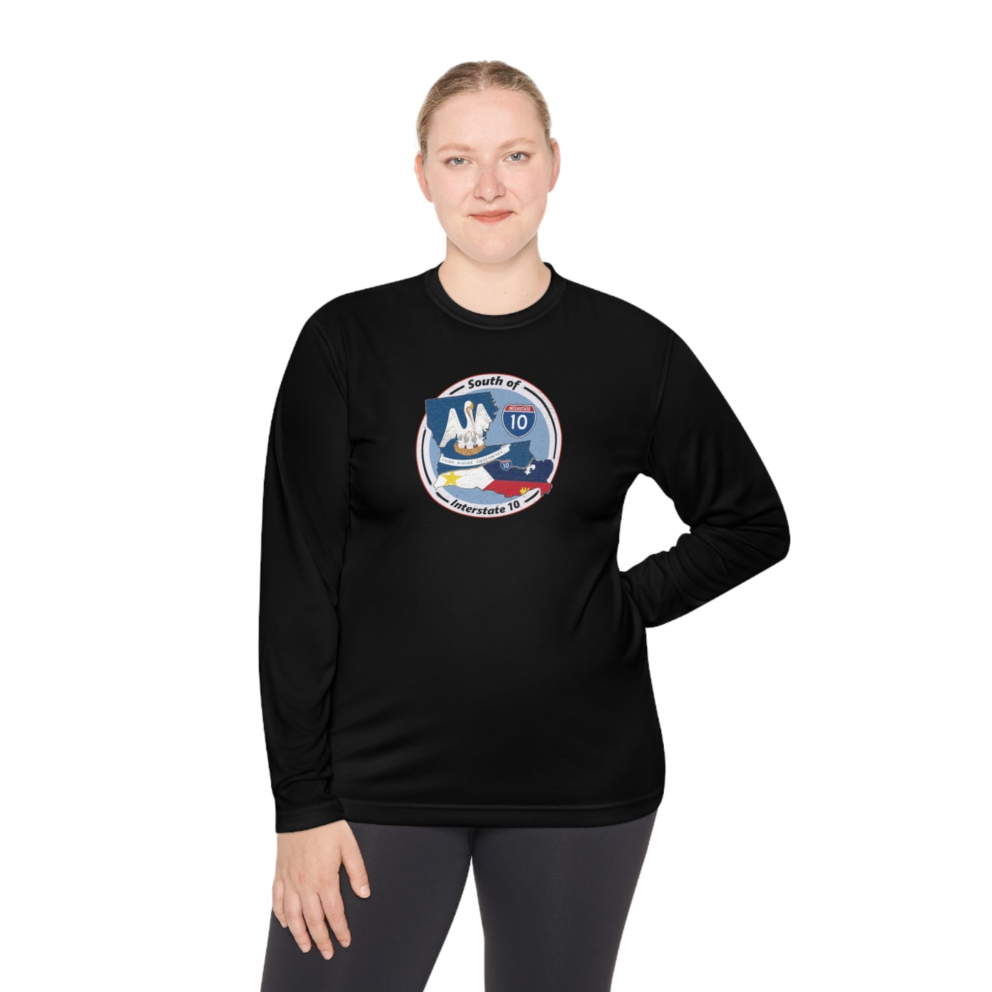 South of Interstate 10 Cajun Long Sleeve T-Shirt