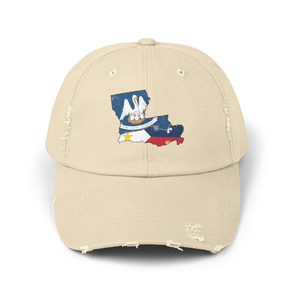 South of Interstate 10 Map Cajun Hat